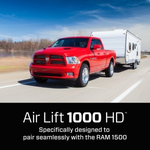 Dodge Ram 1500 Air Spring Kit - Rear - Air Lift - Air Lift 1000 HD - `09-`18